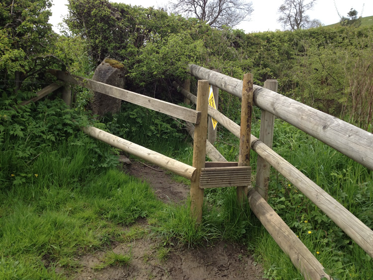 Photograph: Unauthorised structure